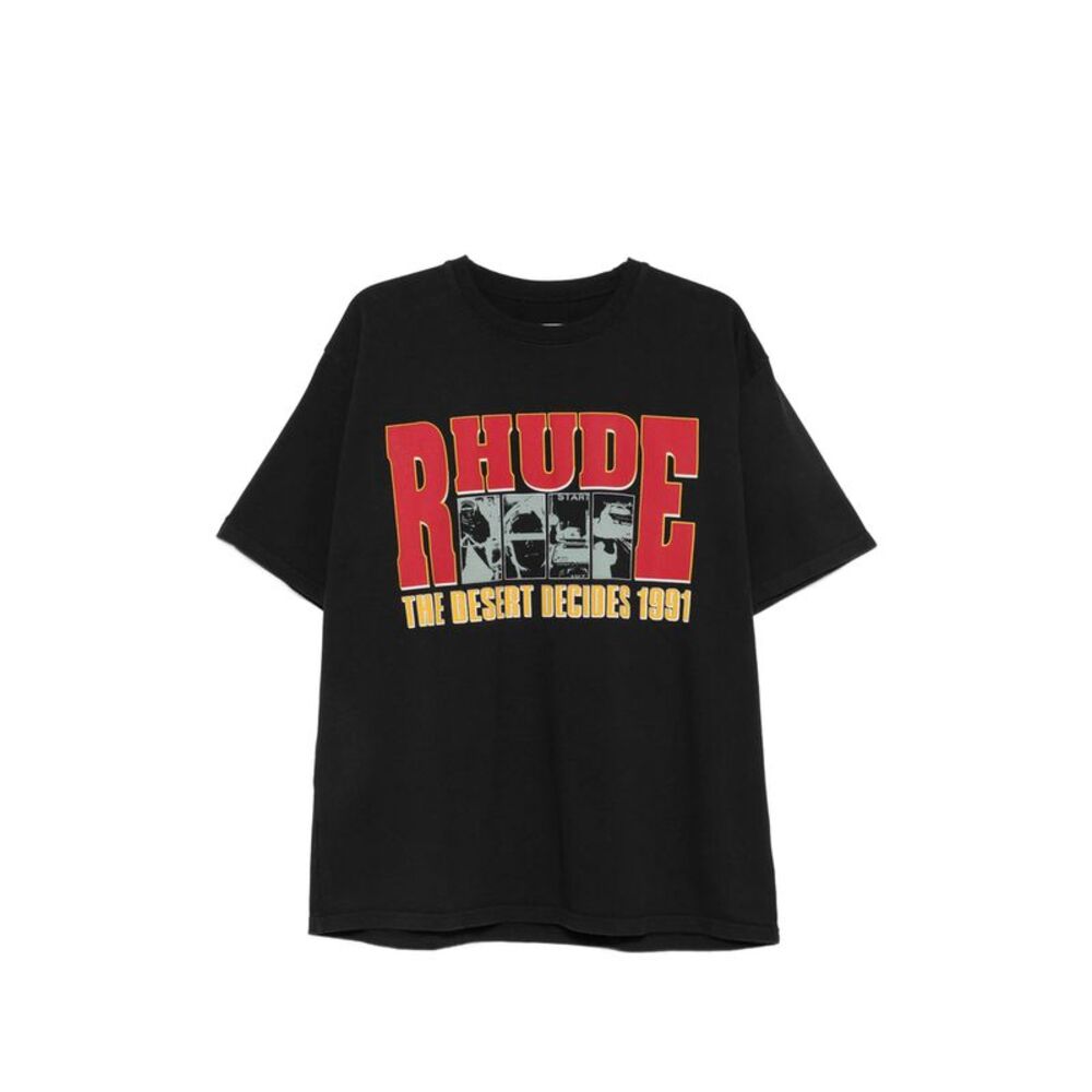 Rhude Black T-Shirts & Vests - T-Shirts Men